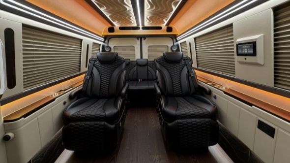 8 passenger sprinter van inside sugar land