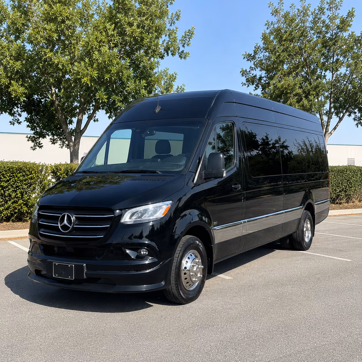 shift change and any hour employee sprinter van transportation in sugar land