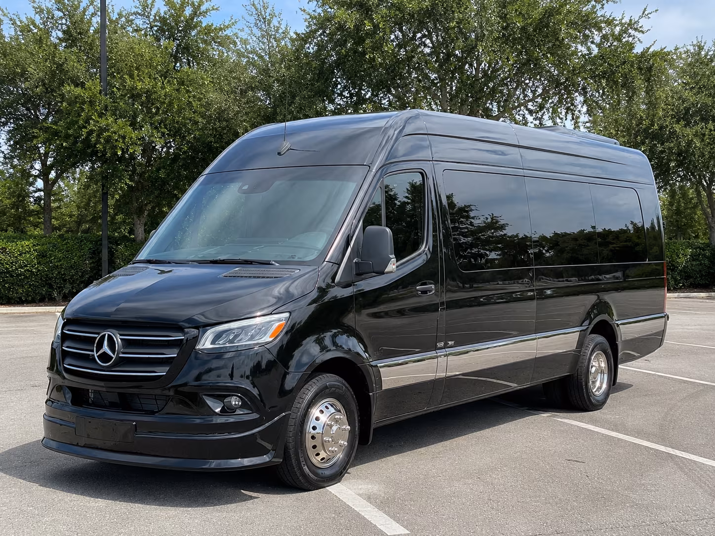 sugar land wedding sprinter van rental
