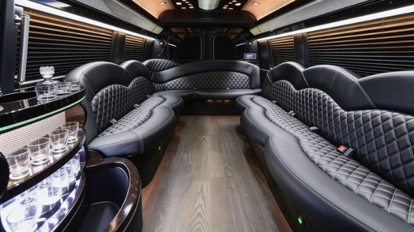 sprinter limousine inside sugar land